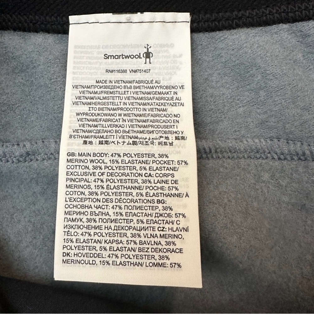 Smartwool Merino Wool Blend Fleece Jogger Pants Men’s Size 2XL Gray. NWT. - Picture 3 of 10